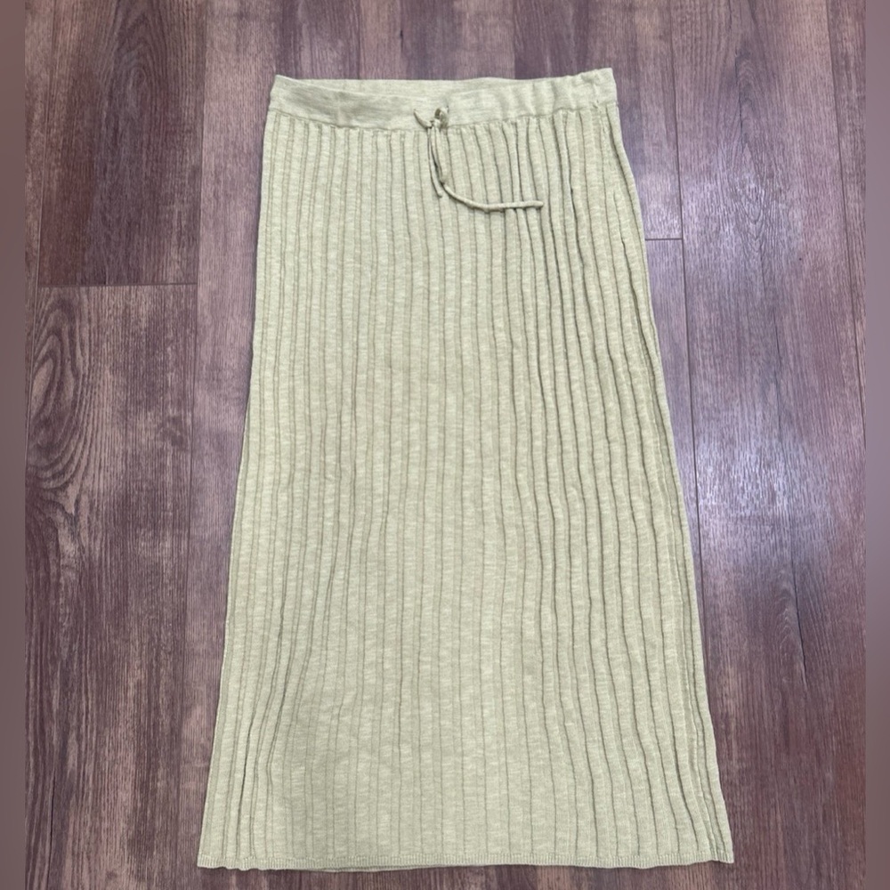 Free People Ribbed Knit Skirt